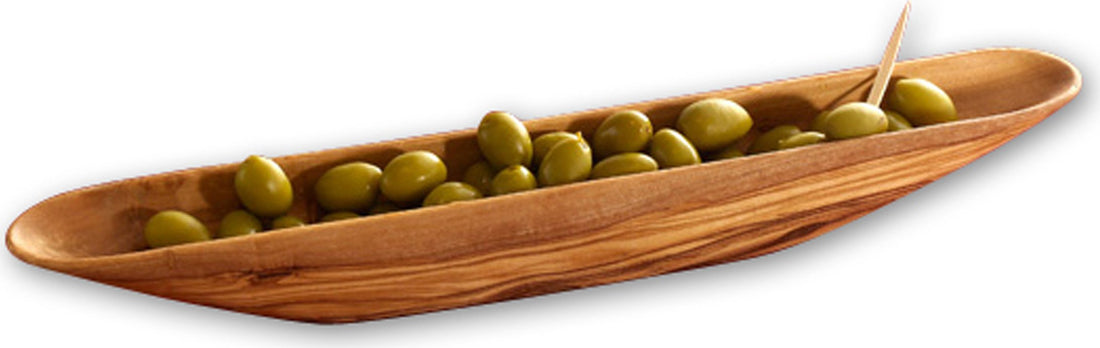 Berard - 13.5" Olivewood Olive Boat - 90170