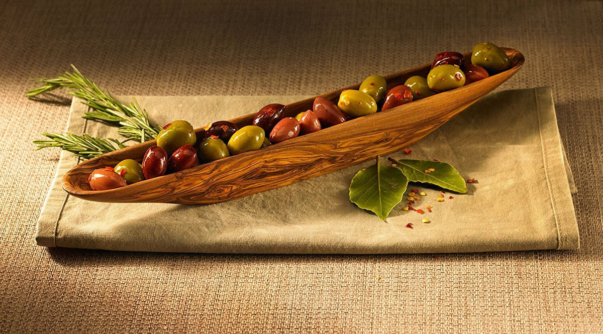 Berard - 13.5" Olivewood Olive Boat - 90170