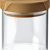 Berard - 13.5 Oz Olivewood Glass Jar with Lid - 35100