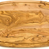 Berard - 15.75" x 11.42" Olive Wood Nerro Cutting Board - 7455335