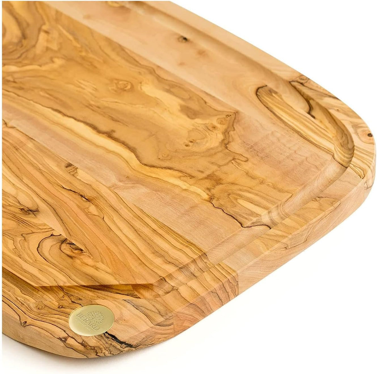 Berard - 15.75" x 11.42" Olive Wood Nerro Cutting Board - 7455335