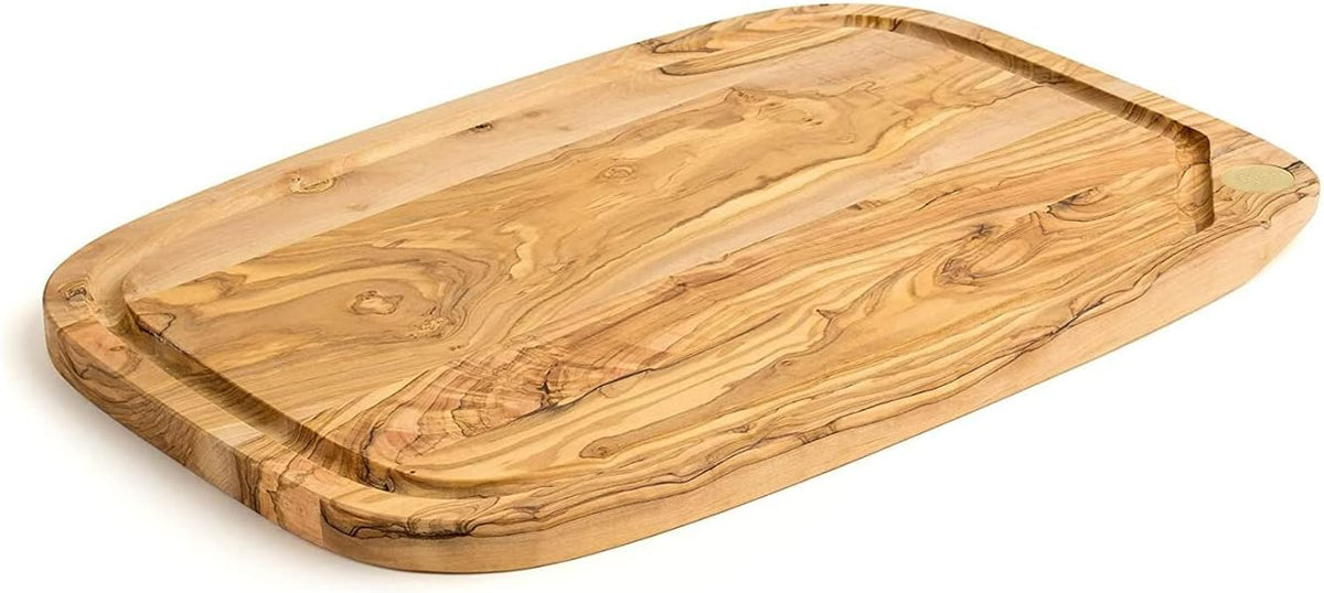 Berard - 15.75" x 11.42" Olive Wood Nerro Cutting Board - 7455335