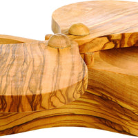 Berard - 1.75" x 3" Olivewood Double Salt Keeper - 90062