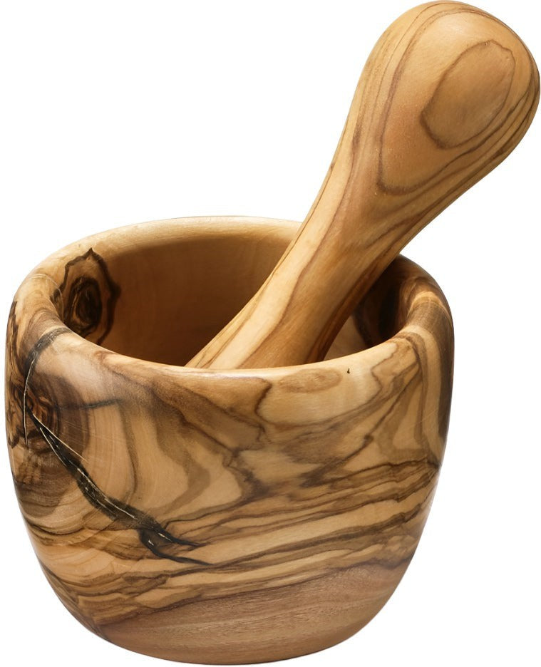 Berard - 2.75" Olivewood Mortar & Pestle Set - 90080