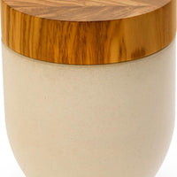 Berard - 3" x 4" Short Concrete Olivewood Salt & Pepper Mill - 41373 - DISCONTINUED