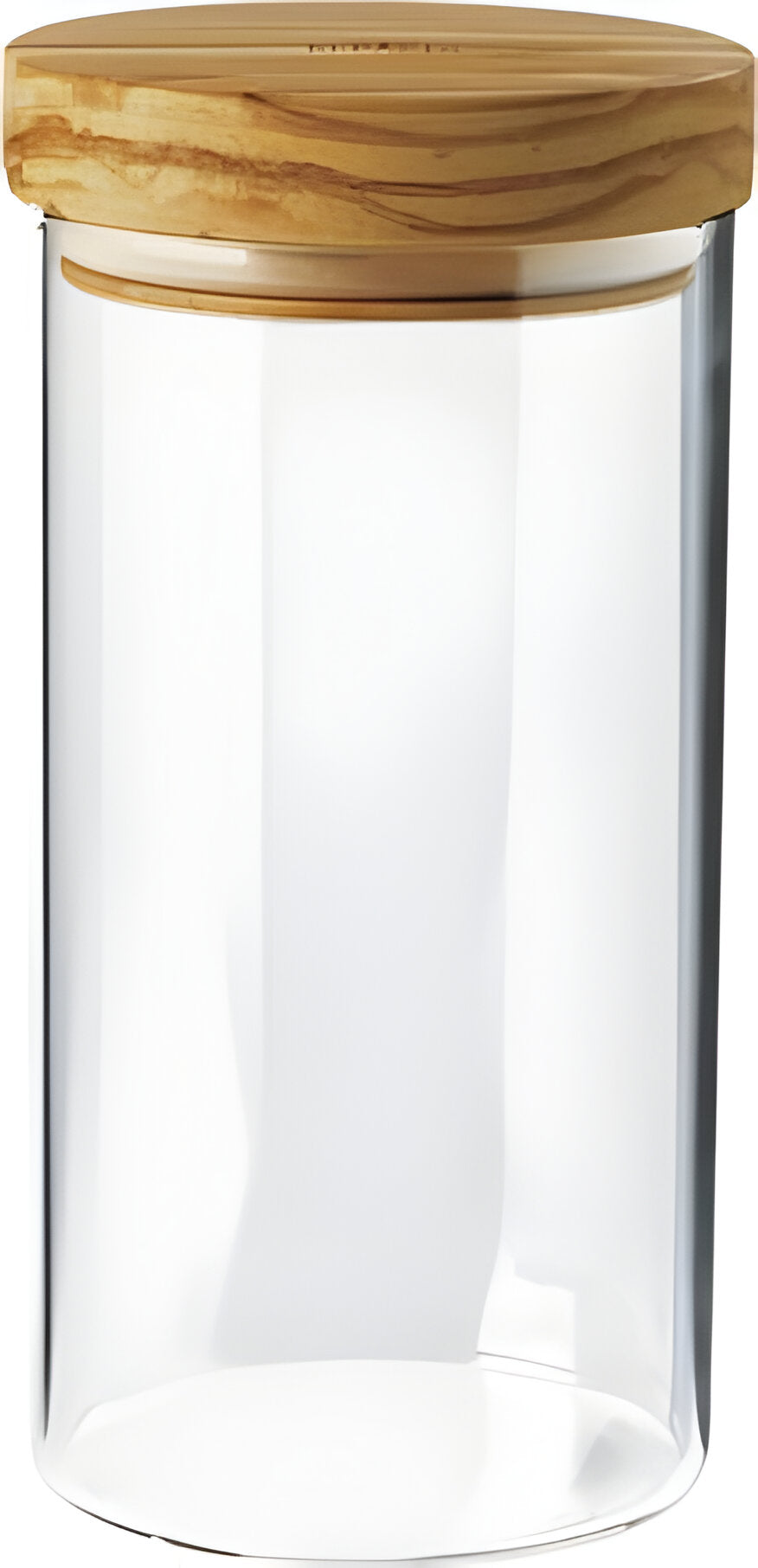 Berard - 30 Oz Olivewood Glass Jar with Lid - 35102