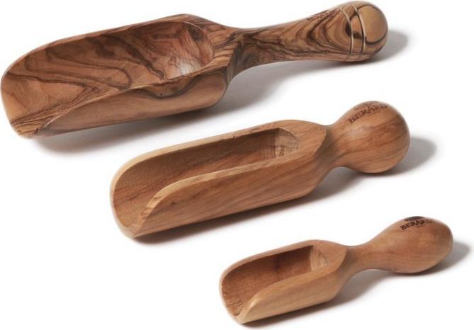 Berard - 4" Olivewood Scoop - 90670