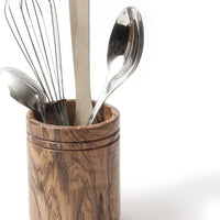 Berard - 4" x 6" Olivewood Utensil Holder - 88571