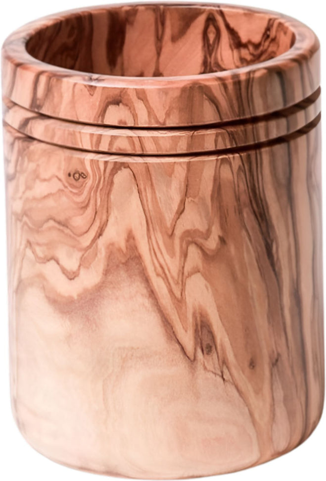 Berard - 4" x 6" Olivewood Utensil Holder - 88571