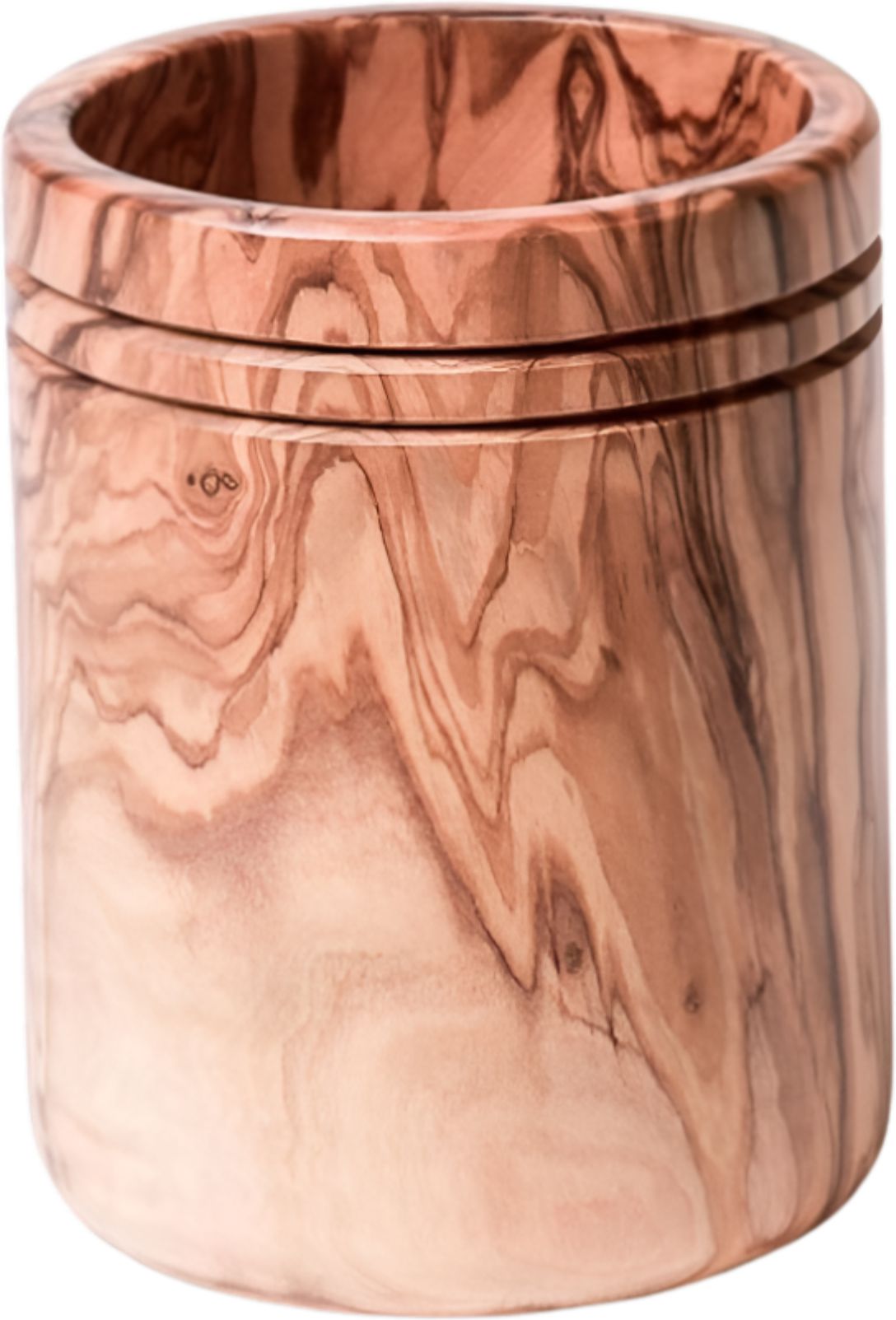 Berard - 4" x 6" Olivewood Utensil Holder - 88571