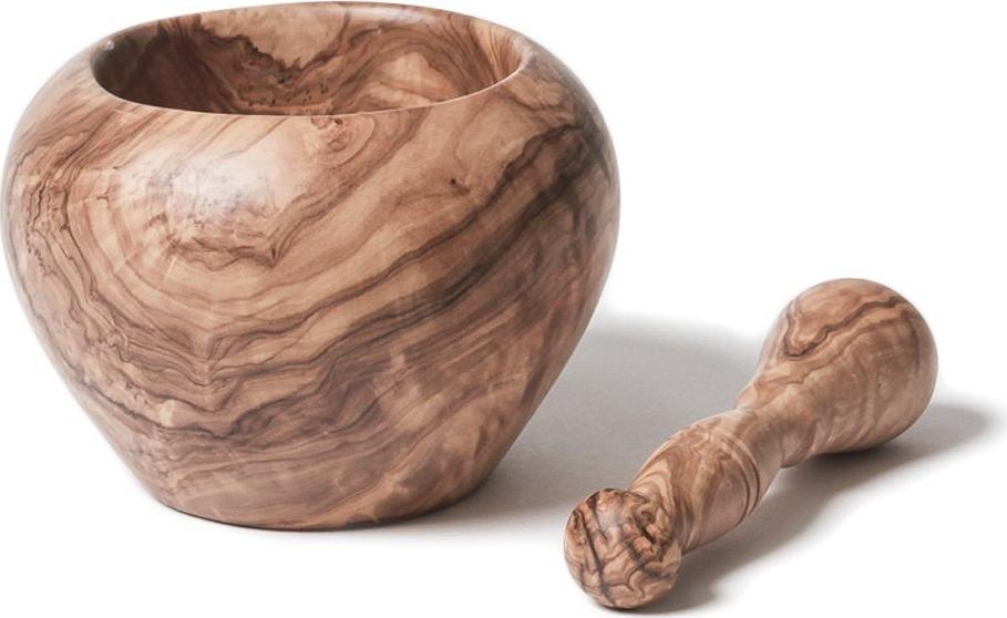 Berard - 5" Olivewood Mortar & Pestle Set - 90072
