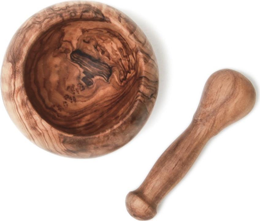 Berard - 5" Olivewood Mortar & Pestle Set - 90072