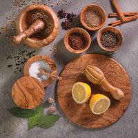 Berard - 5" Olivewood Mortar & Pestle Set - 90072