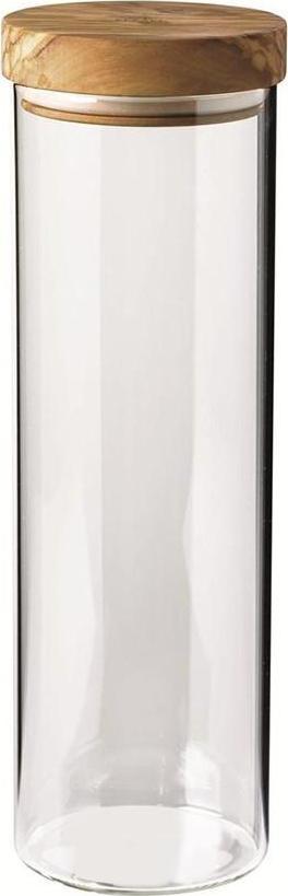 Berard - 51 Oz Olivewood Glass Jar with Lid - 35103