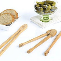 Berard - 7" Olivewood Tongs - 52177