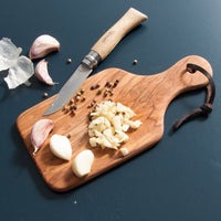 Berard - 8" x 4.25" Olivewood Cutting Board with Handle - 54070