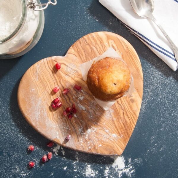 Berard - 8.66" x 0.63" Olivewood Heart Cutting Board - 7454061