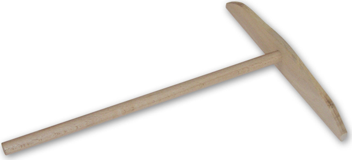 Berard - 9" x 7" Beechwood Pancake Rake Spreader - 59110