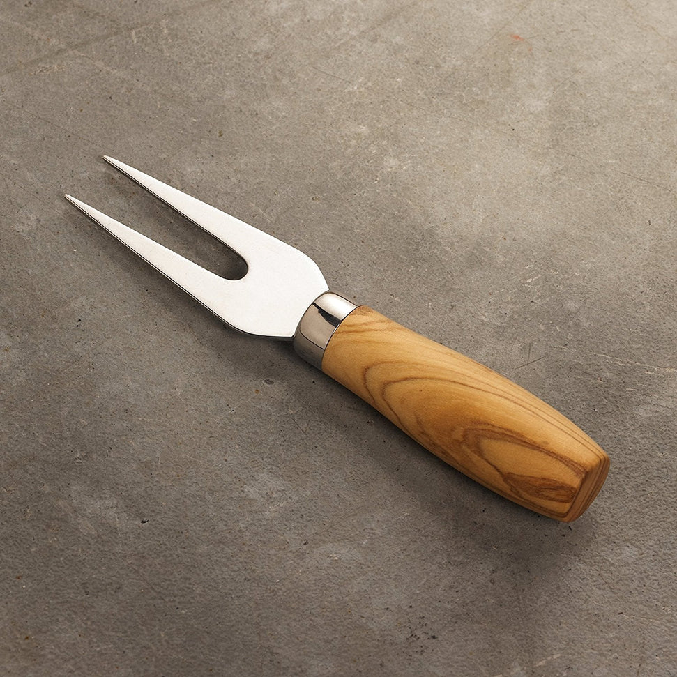 Berard - Stainless Steel Olivewood Handle Cheese Knife, 3 PC Set - 21350