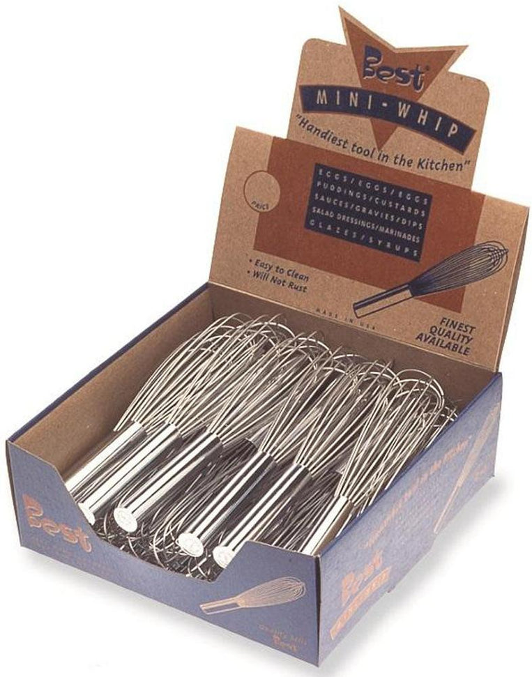 Best Manufacturers - 8″ Stainless Steel Light Gauge French Whip, Pack of 24 - BE820-D
