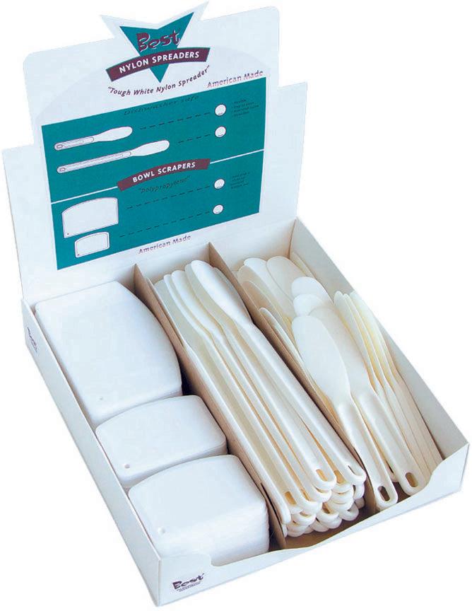 Best Manufacturers - Nylon Spreaders & Scrapers, Pack of 120 - BEB-900D