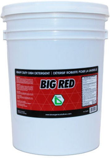 Big Red- 20 Liters Dishwasher Detergent, 20L/Pail - 100247 - Removed by Amit S