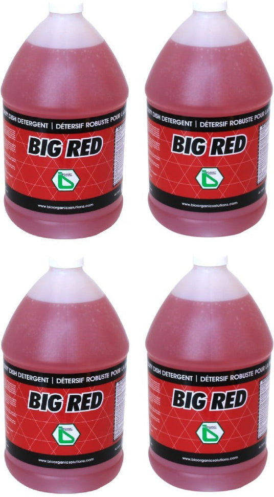 Big Red - 4 Liters Dishwasher Detergent, 4Jg/Cs - H191-4