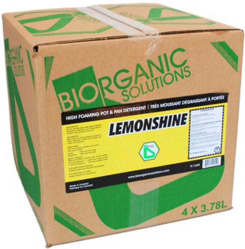 Bio Organic Solutions - Lemonshine Lemon Dish Detergent, 4L, 4jg/cs - 220046