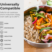 Black Cube Hybrid - 11" Quick Release Nonstick Saute Pan with Lid - BC728