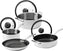 Black Cube Hybrid - CeramicQR 7 Pcs Cookware Set - BCCSET7