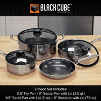 Black Cube Hybrid - Nonstick Cookware, Pack Of 7 - BCSET7