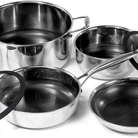 Black Cube Hybrid - Nonstick Cookware, Pack Of 7 - BCSET7