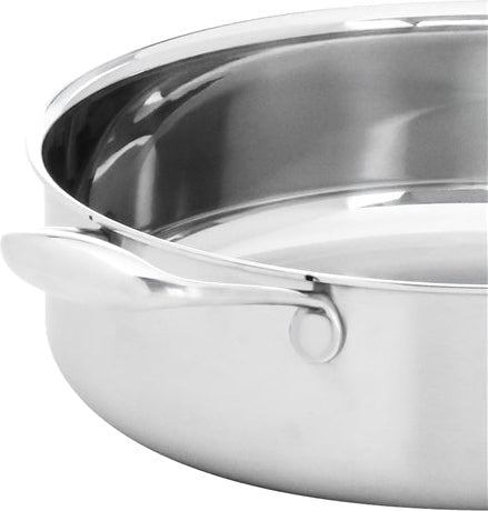 Black Cube Stainless - 4.5 QT Saute Pan With Lid - BCSS728