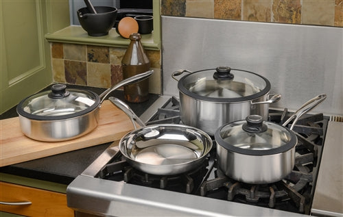 Black Cube Stainless - PC Cookware, Pack Of 7 - BCSSSET7 - DISCONTINUED
