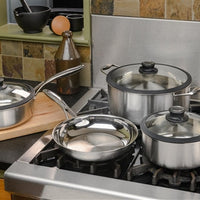 Black Cube Stainless - PC Cookware, Pack Of 7 - BCSSSET7 - DISCONTINUED
