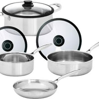 Black Cube Stainless - PC Cookware, Pack Of 7 - BCSSSET7 - DISCONTINUED