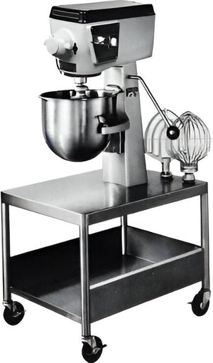 Blakeslee - 20 Qt Deluxe Stainless Steel Planetary Mixer With Portable Stand - U-20SS