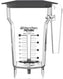 BlendTec - 75 Oz Frothing Jar with Black Hard Lid, Pack of 10 - 40-712-20
