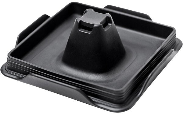BlendTec - Black Latching Cone Jar Lid, Pack of 10 - 40-255-SRV
