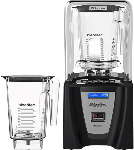 BlendTec - Connoisseur 825 3.8 HP Blender with Sound Enclosure and 2x90 Oz WildSide+ Jars - C825C11Q-B1GB1D