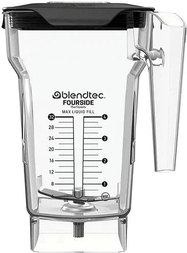BlendTec - FourSide 75 Oz Clear Jar with Hard Lid, Pack of 10 - 40-712-03
