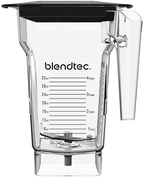 BlendTec - FourSide 75 Oz Clear Jar with Hard Lid, Pack of 2 - 40-710-03