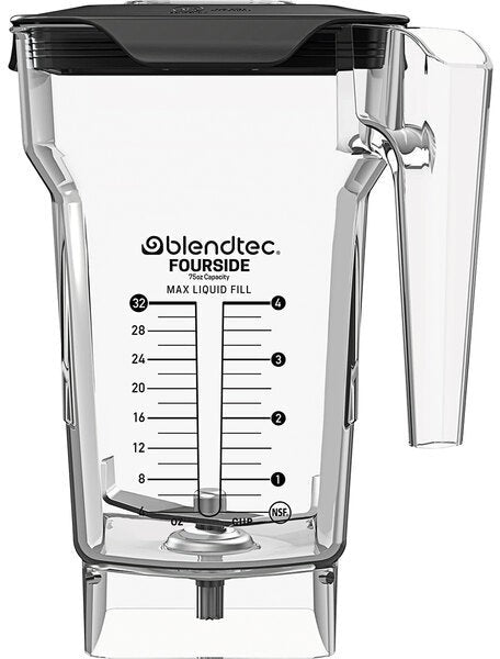 BlendTec - FourSide 75 Oz Clear Jar with Latching Lid, Pack of 2 - 40-710-01