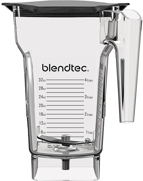 BlendTec - FourSide 75 Oz Clear Jar with Soft Lid, Pack of 2 - 40-710-02
