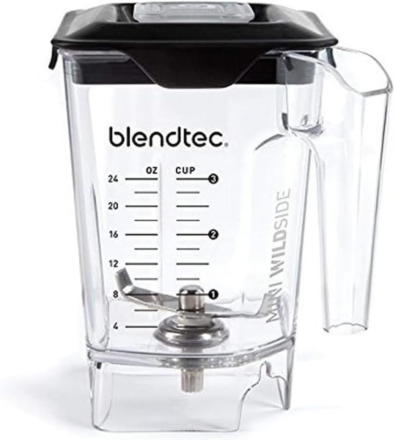 BlendTec - Mini WildSide 24 Oz Clear Jar with Latching Lid - 40-642-60