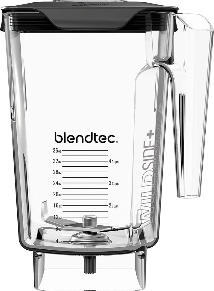 BlendTec - Stealth 885 Commercial Blender in Black, 2 WildSide+ J10H3, 2 Soft Rubber Lids - S885C2901-B1GB1D