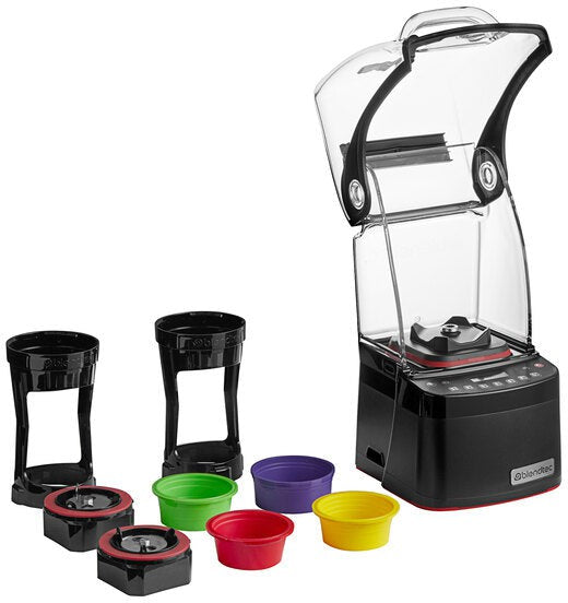 BlendTec - Stealth 895 3.8 HP Nitro Blender with Frothing Micronizers, Sound Enclosure, and Jarless Blending - SNBS2C2901-B1L