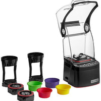 BlendTec - Stealth 895 3.8 HP Nitro Blender with Frothing Micronizers, Sound Enclosure, and Jarless Blending - SNBS2C2901-B1L
