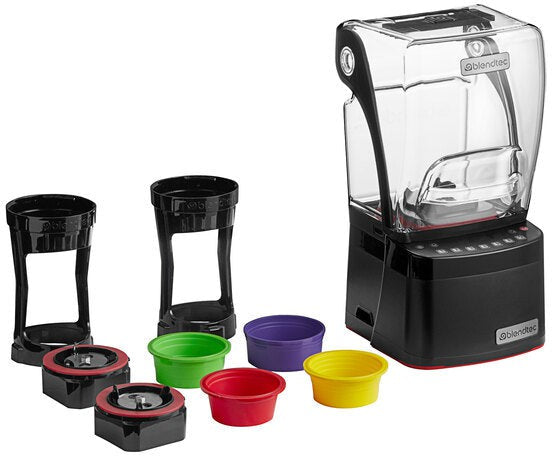 BlendTec - Stealth 895 3.8 HP Nitro Blender with Frothing Micronizers, Sound Enclosure, and Jarless Blending - SNBS2C2901-B1L
