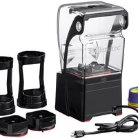 BlendTec - Stealth 895 3.8 HP Nitro Blender with Sound Enclosure and Jarless Blending - SNBS2C2901-B1K